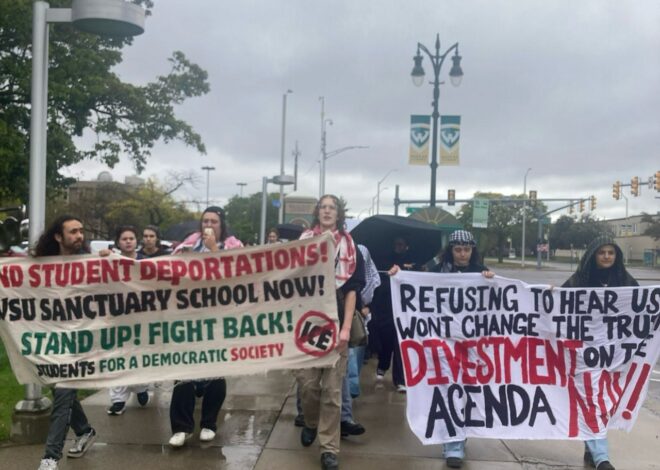 Wayne State University students walk out on October 7 — Fight Back! News