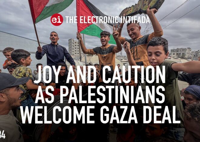 Joy and caution as Palestinians welcome Gaza deal, with Nora Barrows-Friedman