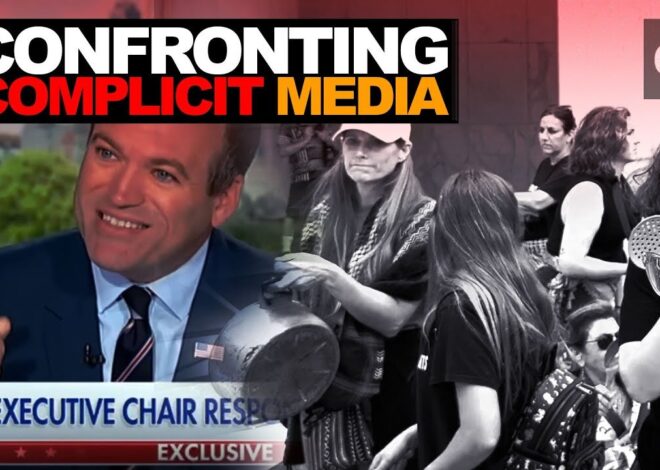 ‘You will hear us!’ -New anti-genocide protest interrupts live media broadcasts
