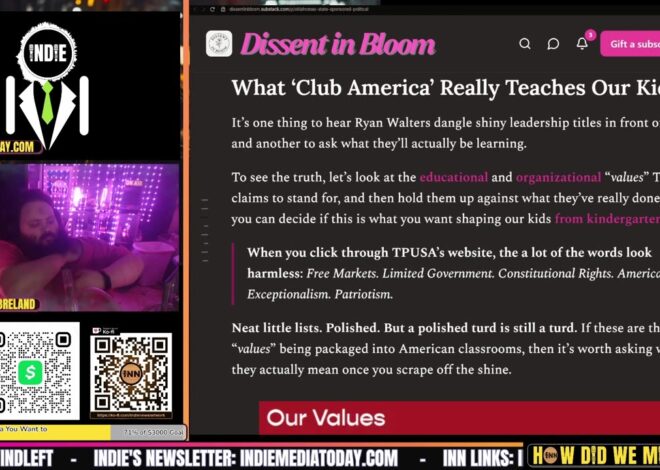 Ceasefire Plan, TPUSA in Oklahoma Schools, ICE Murders Chicago Father | @GetIndieNews