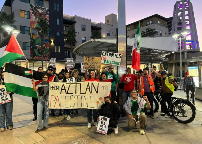 Chicanos stand in solidarity with Palestine on 2-year anniversary of Operation Al-Aqsa Flood — Fight Back! News