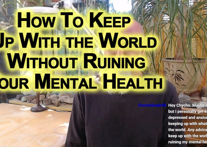 Advice: How To Keep Up With the World Without Ruining Your Mental Health, Consume Long-Form Content
