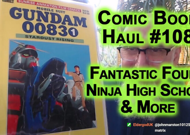 Comic Book Haul #108: Fantastic Four, High School Ninja, Gundam, Sable, Batman, Indies & more [ASMR]