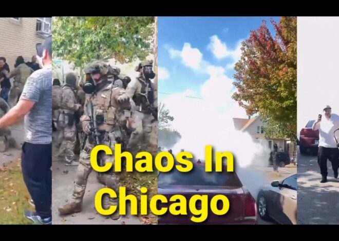 Chicago Erupts in Chaos: Massive Crowd Clashes with ICE Agents!