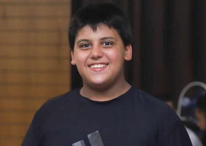 Israeli tear gas attack kills 13-year-old Palestinian boy.