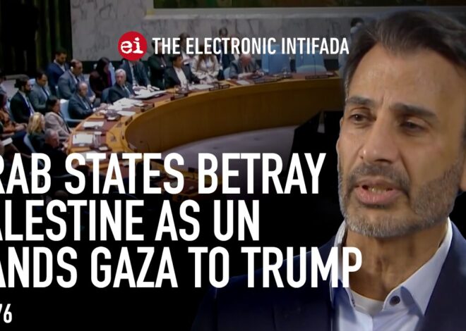 Arab states betray Palestine as UN hands Gaza to Trump, with Craig Mokhiber