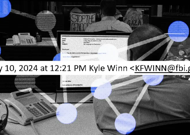 Campuses Used Counterterror Intel Hubs on Palestine protesters