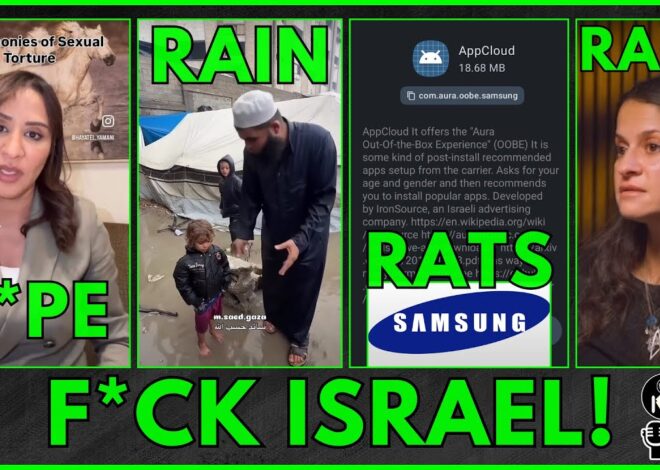 R*pe, Rain, Rats & Rage: F*ck Israel! | @GetIndieNews @IndieNewsNow_