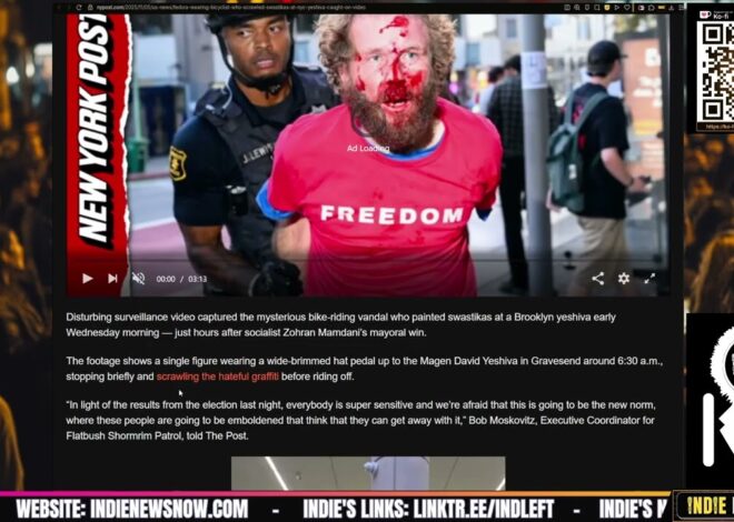 A Swastika Was Spray Painted Outside Yeshiva the Day After Mamdani Won | @IndieNewsNow_