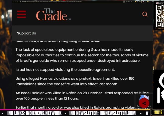 Gaza officials warn thousands remain trapped under rubble, say aid flow ‘critically insufficient’