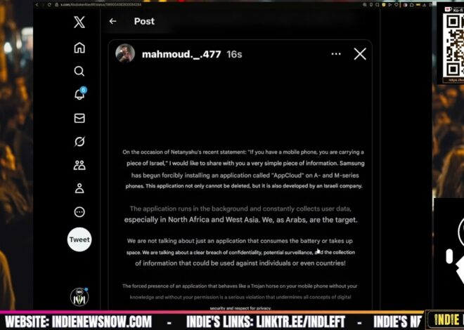 Unremovable Israeli SPYWARE Installed on Samsung Devices! | @IndieNewsNow_ @IndieMediaToday