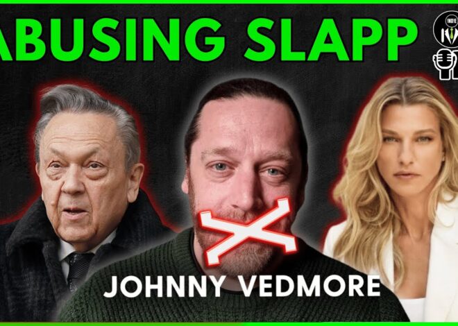 Johnny Vedmore SLAPPed with Takedown Requests, Censoring His Work | @GetIndieNews