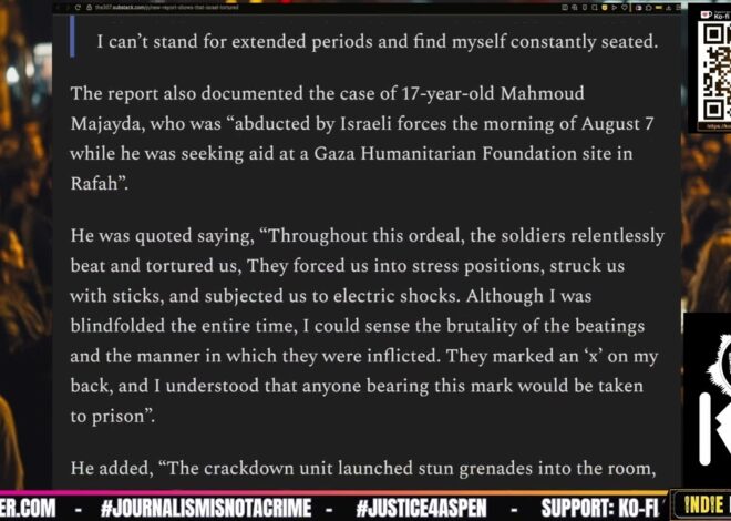 Israel T0RTUR3D Palestinian Children at Sde Teiman | @IndieNewsNow_ @IndieMediaToday