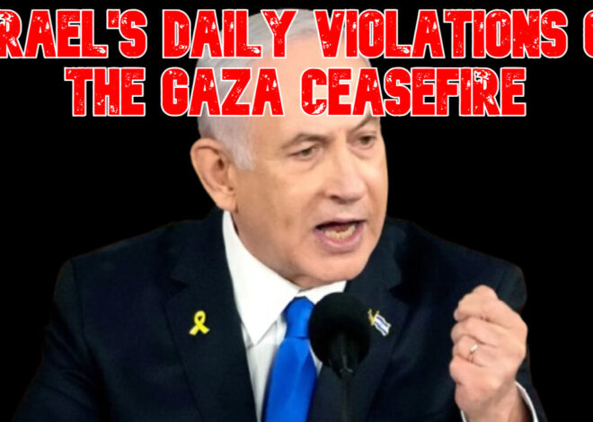 Israel’s Daily Violations of the Gaza Ceasefire: COI #852