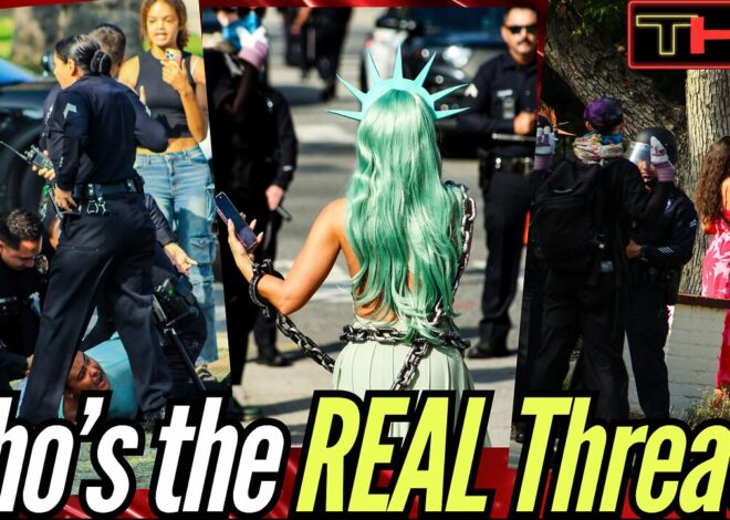 60 LAPD Officers Deployed to Mayor Karen Bass’s House to Harass 9 Peaceful Protestors, THL was There