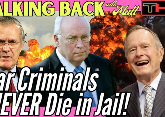 TALKING BACK with Matt | Cheney Has the BLOOD of Several MILLION People On His Hands!
