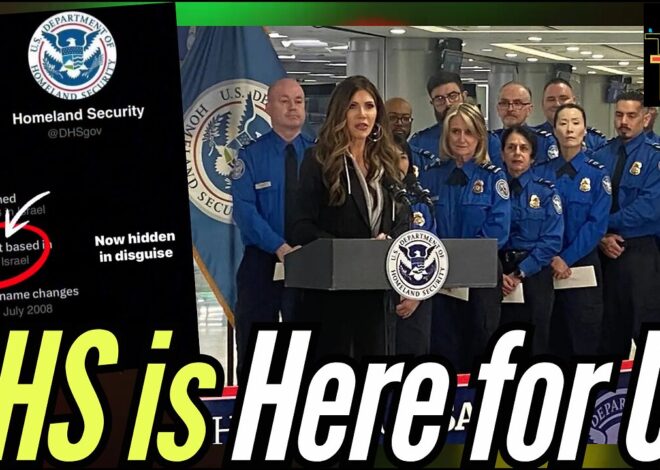 Department of Homeland Security’s X Account Location Revealed to be in ISRAEL, Has Now Been REMOVED!