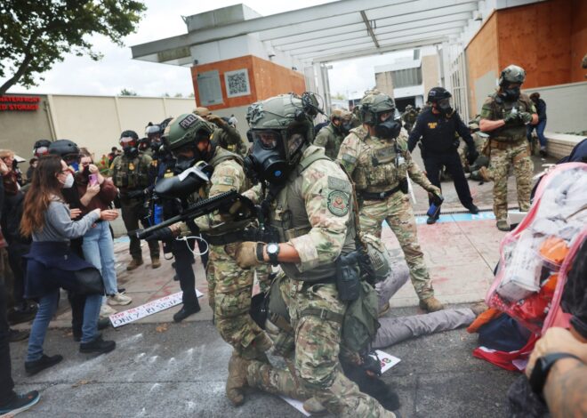 How Trump’s Immigration Forces Misuse “Less Lethal” Weapons — ProPublica