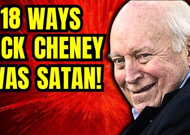 Remembering Dick Cheney (And His Horror Show)