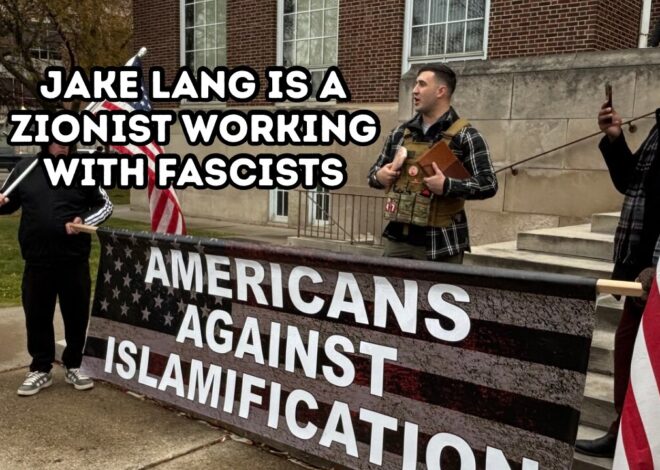 Attack on Dearborn – Jake Lang, Zionist, Rallies With Christian Nationalists