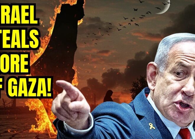 Israel STEALING Even More Of Gaza Than They Had Already Stolen!