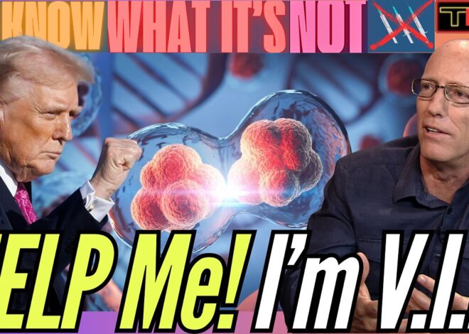 WE KNOW WHAT IT’S NOT | Scott Adams, who’s DYING from mRNA-Induced Cancer, BEGS Trump for Help