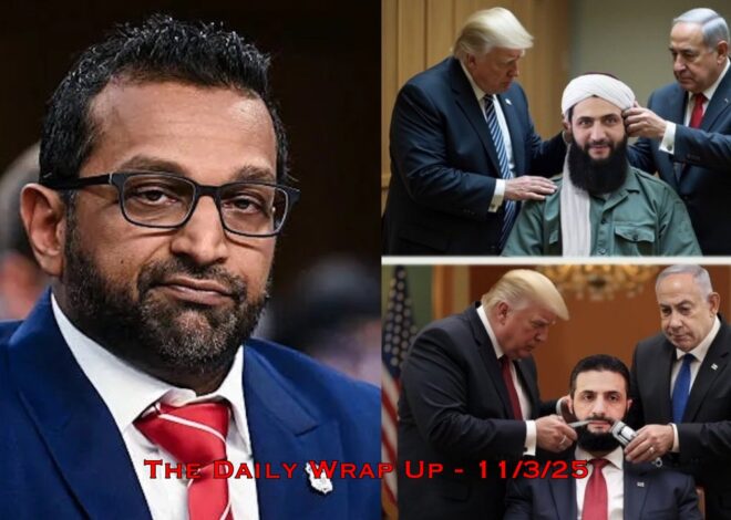 The War-Focused “Peace” President, Gaza AI Drones Now Surveilling US Cities & Kash’s FBI False Flag