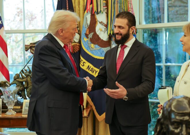 Trump Hosts Syria’s Al-Qaeda Leader Turned President at the White House