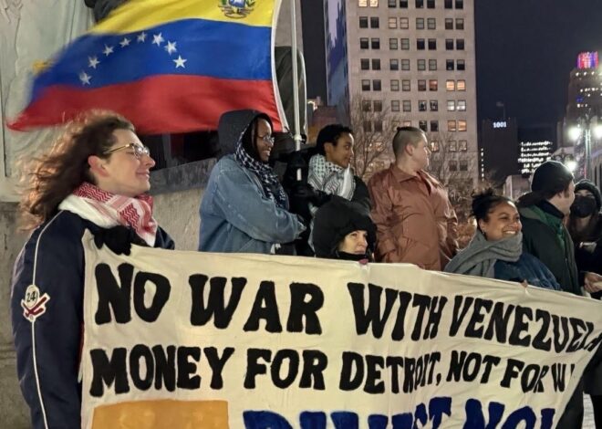 On Veterans Day, Detroit demands no war with Venezuela — Fight Back! News