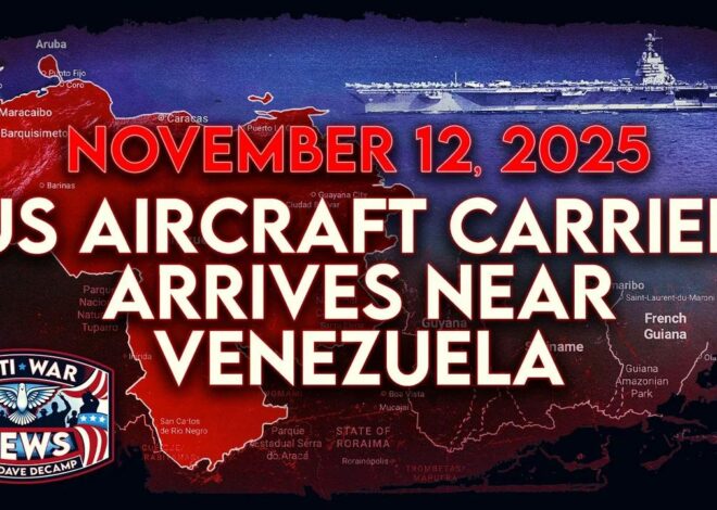 US Aircraft Carrier Arrives Near Venezuela, Report: US To Build Military Base Near Gaza, and More