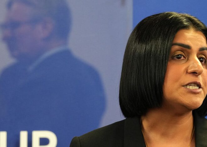 Shabana Mahmoud announces that she is actually Nigel Farage wearing a latex mask