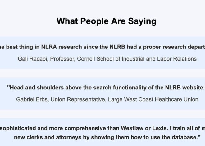NLRB Research Database Improvements – by Matt Bruenig