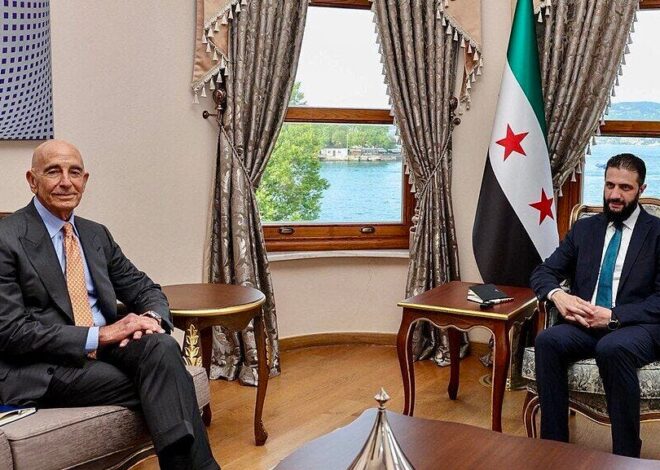 U.S. Ambassador Tom Barrack Announces That Syria Will Now Assist In ‘Dismantling’ Israel’s Enemies.