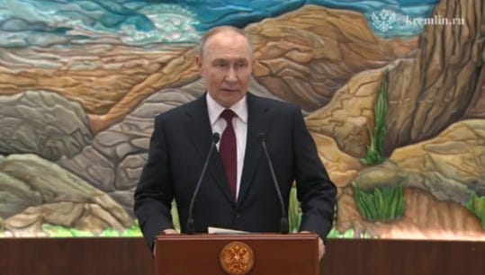 Putin Lays Final Word on ‘Settlement’ Sham in Kyrgyzstan Conference