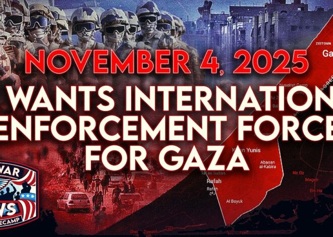 Antiwar News for 11/4/25: US Wants International 'Enforcement Force' for Gaza, US Prepping for Cartel War in Mexico, and More