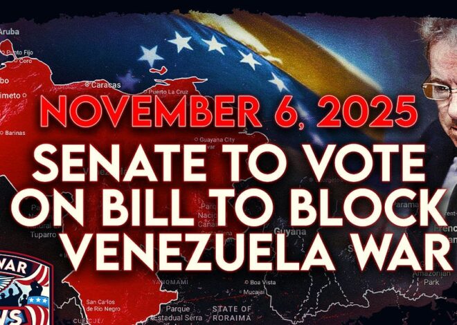 Antiwar News for 11/6/25: Senate To Vote on Blocking Venezuela War, Israel Violates Gaza Deal By Restricting Food, and More