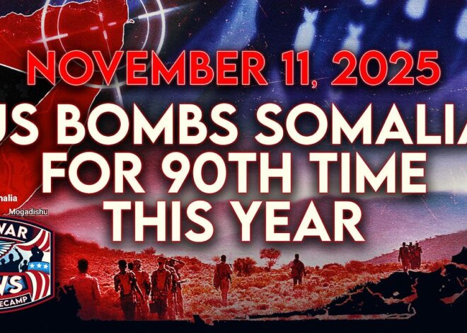 Antiwar News for 11/11/25: US Bombs Somalia for 90th Time This Year, Trump Hosts Former Al Qaeda Chief at White House, and More