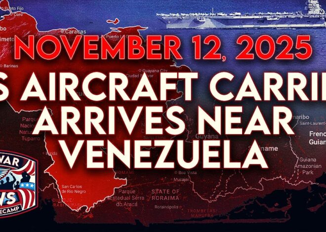 Antiwar News for 11/12/25: US Aircraft Carrier Arrives Near Venezuela, Report: US To Build Military Base Near Gaza, and More