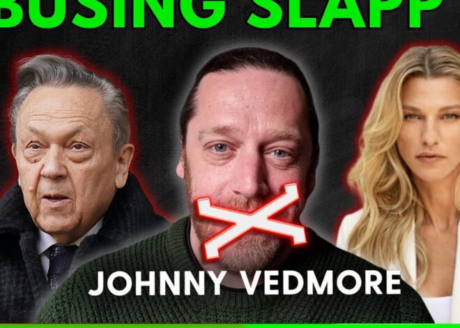 Johnny Vedmore SLAPPed with Takedown Requests, Censoring His Work