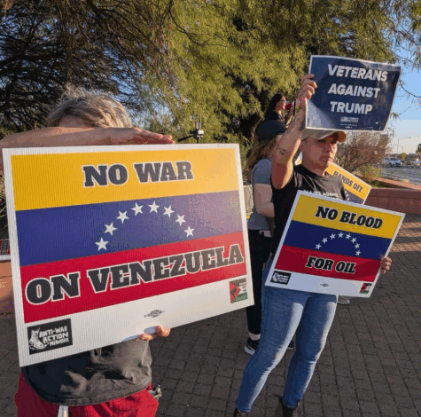 Veterans, anti -war activists protest at Air Command Center against war on Venezuela — Fight Back! News