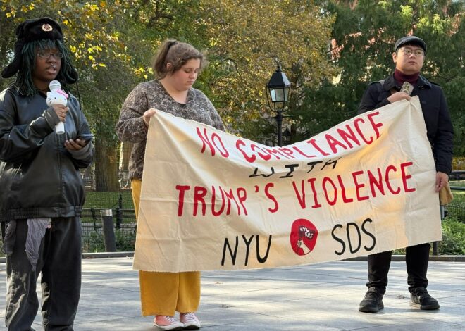 NYU Students join National Day of Action against Trump’s attacks on higher education — Fight Back! News