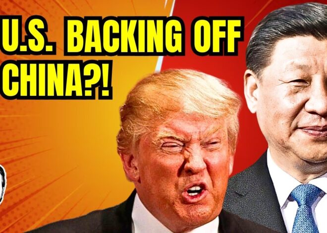 Pentagon Says U.S. Backing Off China!