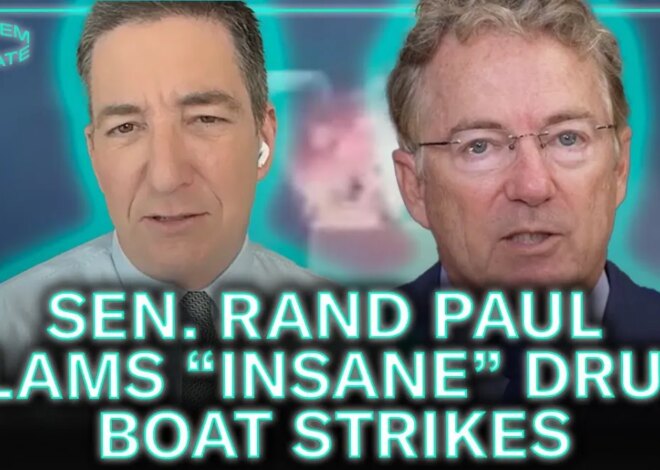 Sen. Rand Paul Slams “Insane” Trump Admin Drug Boat Policy