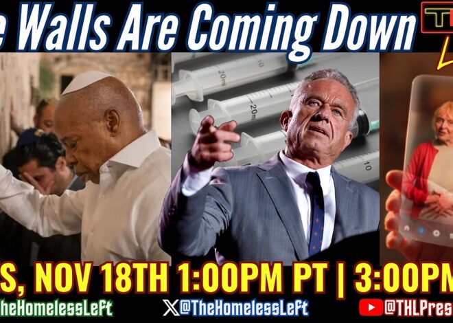 X Disables Translation of Hebrew Posts, RFK Jr Defends his Pharma Overloads, NY Mayor Adams Admits he’s an Israeli SLAVE, AI App Brings Back DEAD Reletives | THL LIVE Tues, Nov 18th 1pm pst