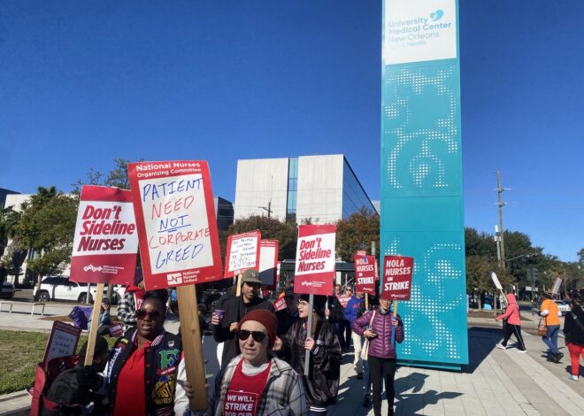 University Medical Center nurses kick off 3-day strike — Fight Back! News