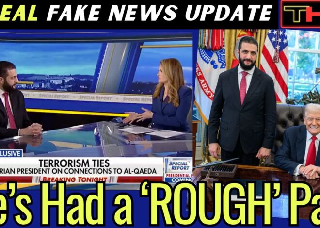 A REAL Fake News Update | White House hosts Reformed Terrorist Al Qaeda Leader, now Syrian President