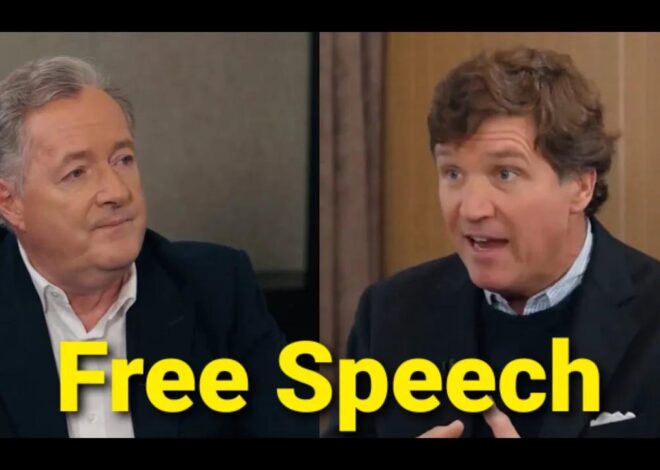 Watch Tucker Carlson Absolutely CORNER Piers Morgan: Prove You Have Free Speech in the UK Right Now!