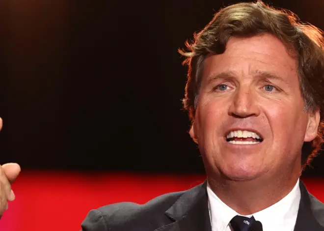 Tucker Carlson visits refugees accuses Israel of murdering kids