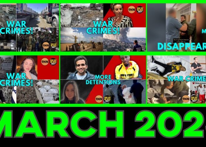 12 Days of F*ck Israel – Day 3 – March 2025 @GetIndieNews @IndLeftNews @ReefBreland