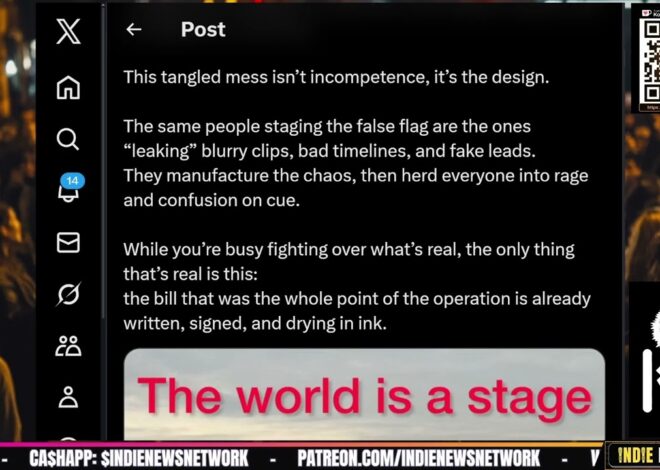 Chaos to Legislation: The Real Goal of a #Psyop | @IndieNewsNow_ @IndieMediaToday @EscanorReloaded